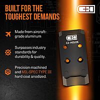 C+H Precision Red Dot Mounting Plate for CZ P-10