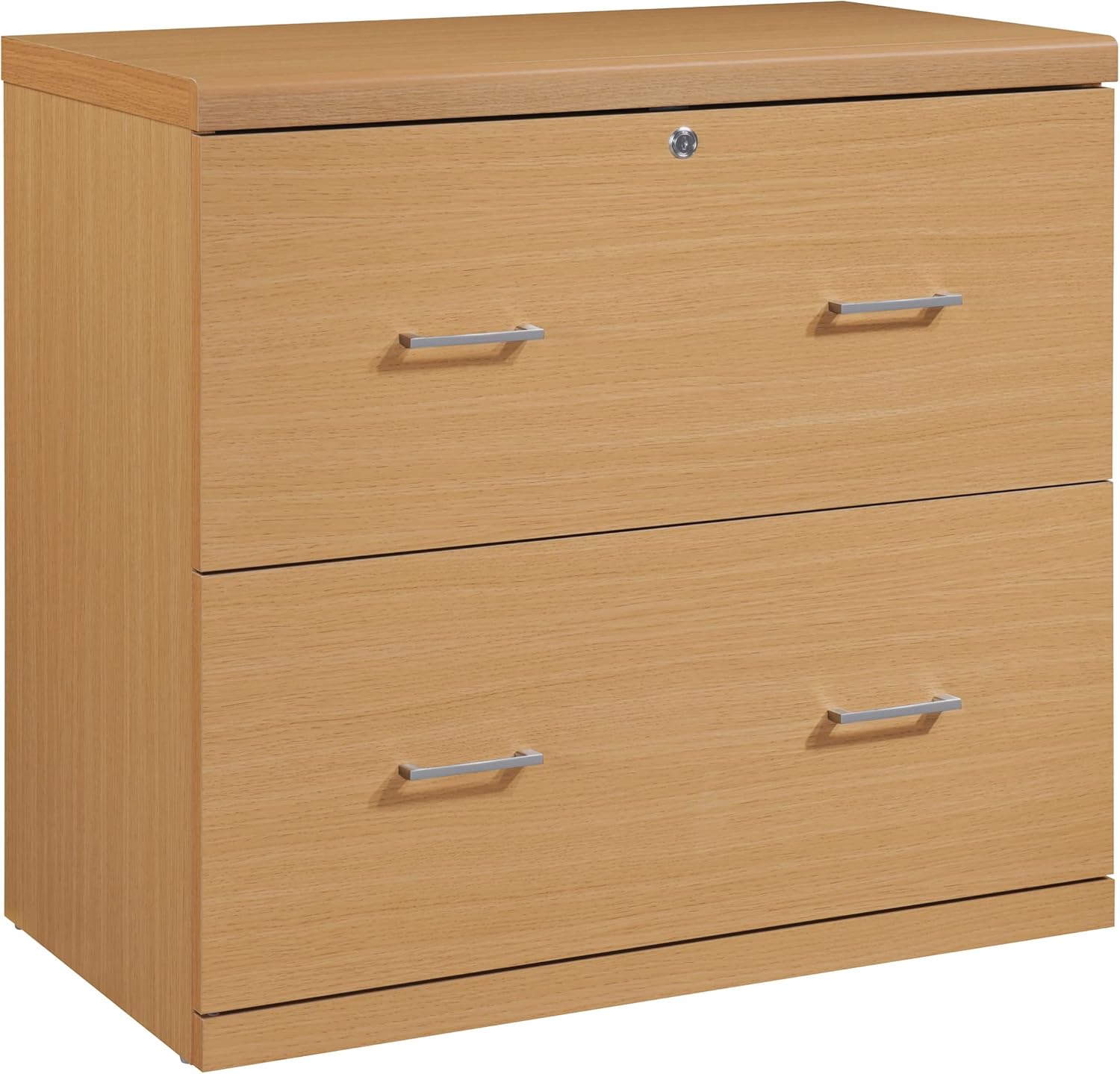 Office Star Alpine 2-Drawer Lateral File Cabinet with Lockdowel Fastening System