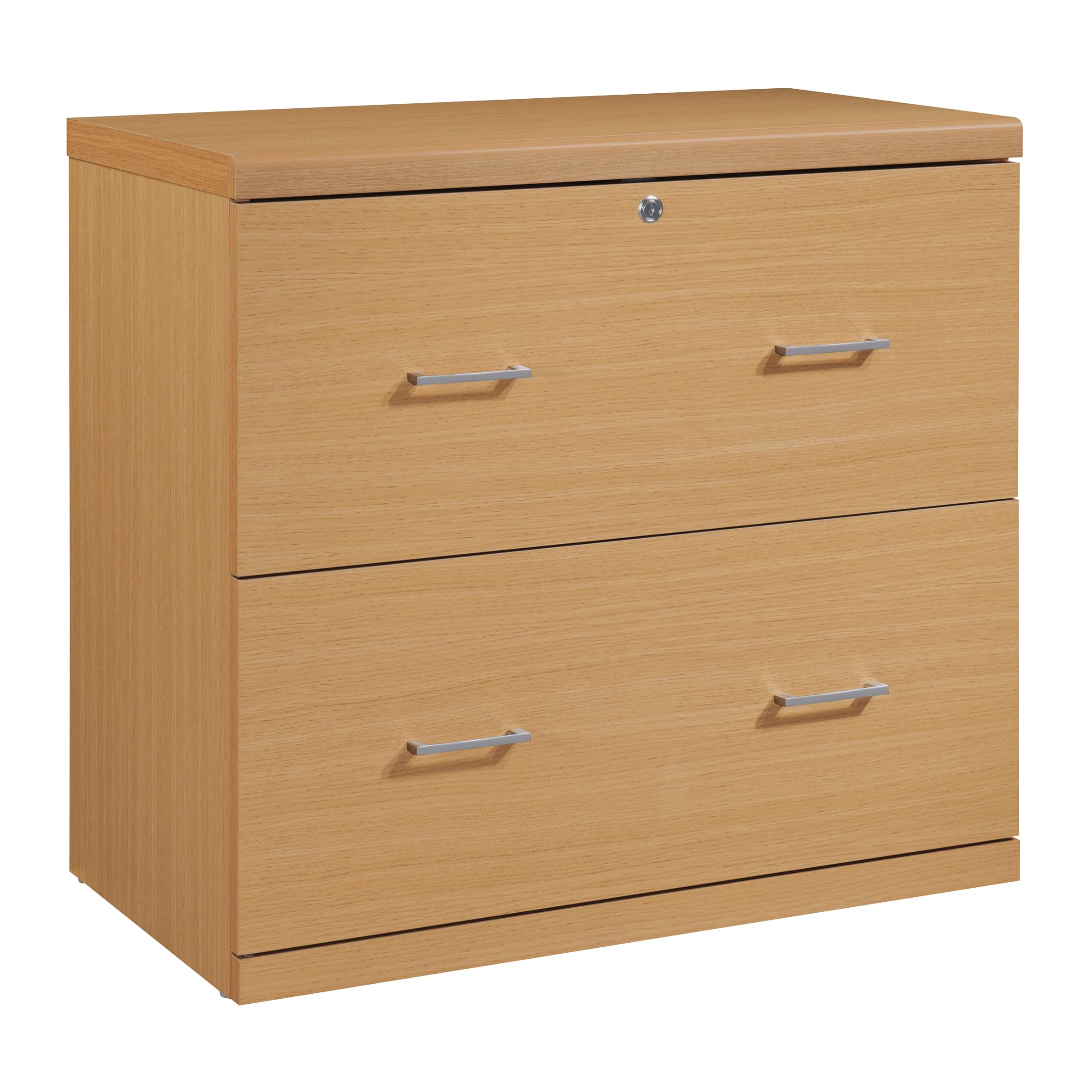 Office Star Alpine 2-Drawer Lateral File Cabinet with Lockdowel Fastening System