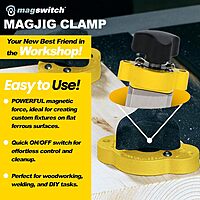 MAGSWITCH MagJig Magnetic ON/OFF Base Clamp for Woodworking and Welding