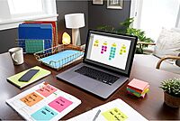Post-it Notes, 3 in x 3 in., 18 Sticky Notes Pads, 100 Sheets per Pad, Poptimistic Collection