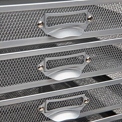 Mind Reader Metal Mesh Desk Organizer - Multi-Purpose Desktop File Storage