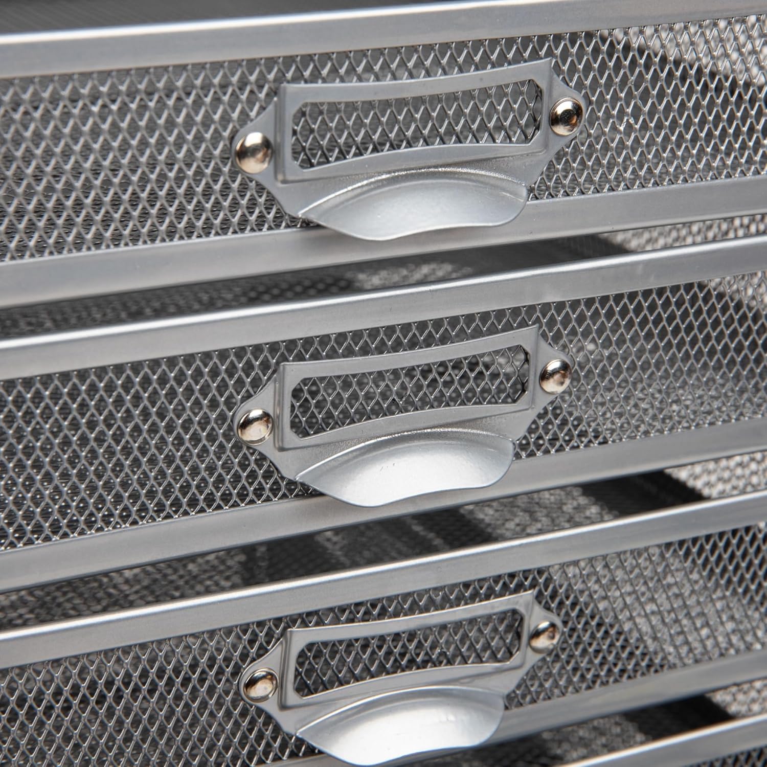 Mind Reader Metal Mesh Desk Organizer - Multi-Purpose Desktop File Storage
