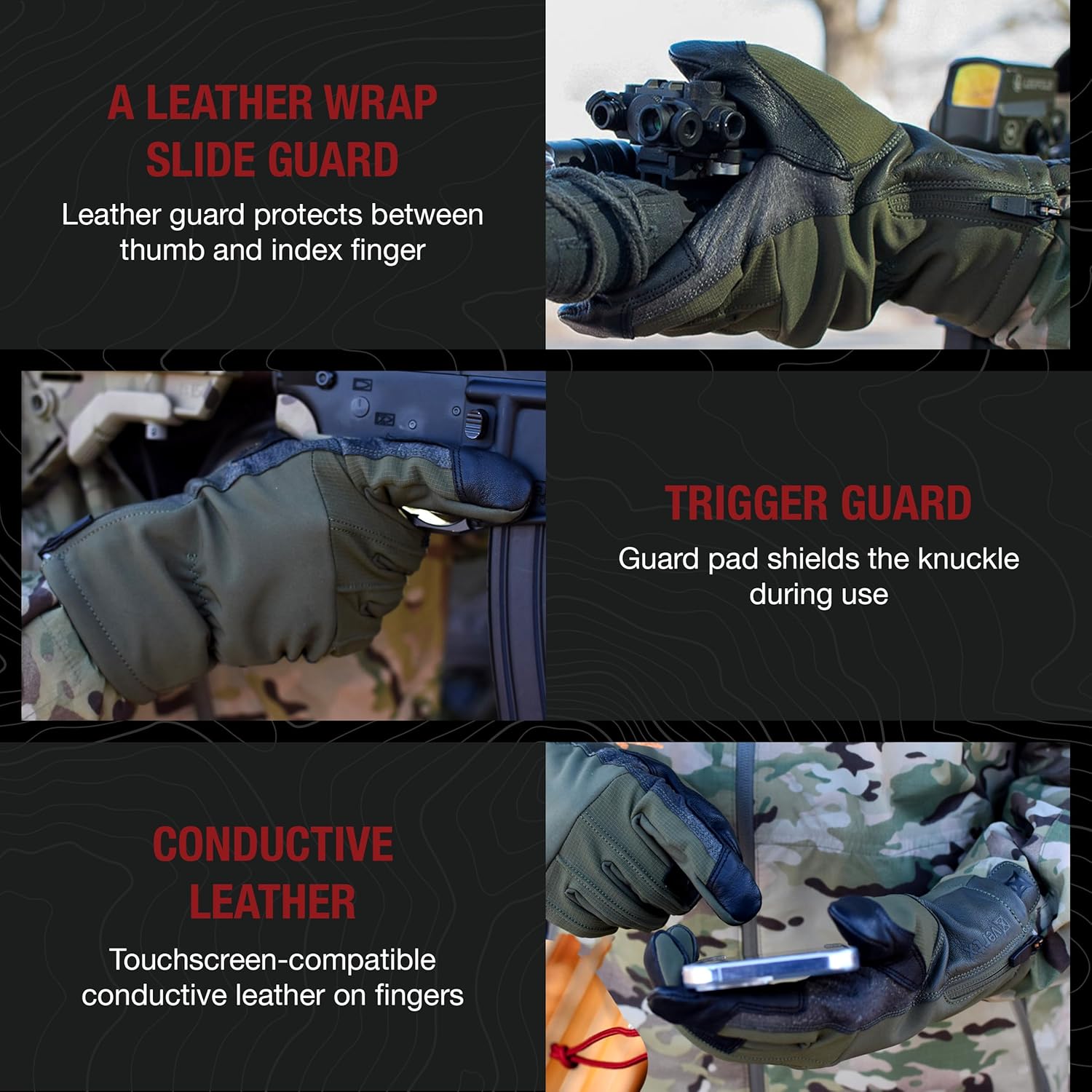 VERTX Crisp Action Tactical Gloves