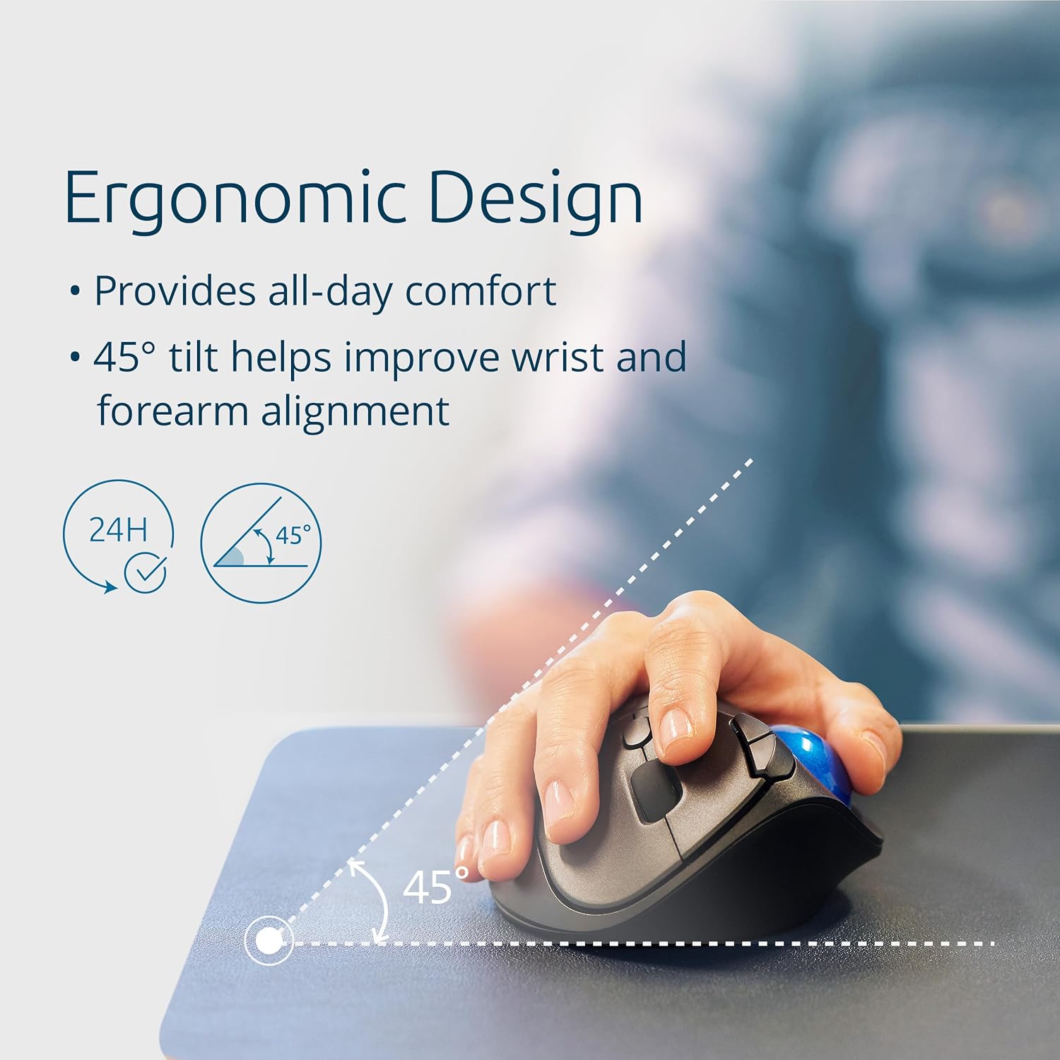 Kensington Pro Fit Ergo Trackball Mouse