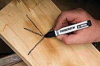 Markal Timberstik #200 All-Purpose Lumber Crayon, Wax-Based, 1/2\" Hex x 4-5/8\"