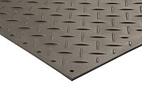 Checkers Industrial Safety Products AM48 1 ea. Alturna Mat, High Density Polyethylene, 4' x 8' x 1/2", Black