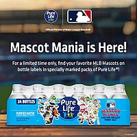 Pure Life Purified Water Bottles, 24 Pack - Still Bottled Water with Added Minerals for a Crisp Taste, Plastic Bottles - 8 Fl Oz Purified 8 Fl Oz (Pack of 24)