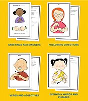 Key Education 160 American Sign Language Flash Cards for Kids, ASL Flashcards for Preschool, Kindergarten