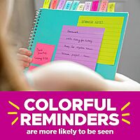 Post-it Super Sticky Lined Notes, 5 Sticky Note Pads, 4 x 6 in., School Supplies, Office Products