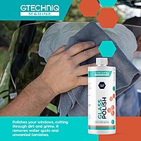 Gtechniq Marine Glass Polish – Water Based Cleaner for Scratch Free Finish on Glass and Perspex