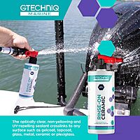 GTECHNIQ Rinse-On Ceramic Marine Sealant - Hose-On Rinse-Off Spray for Boats, Yachts & Jet Skis