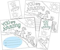 BARKER CREEK Recognition Awards and Bookmarks, Color Me You are Amazing