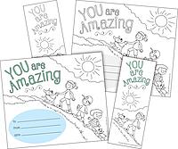 BARKER CREEK Recognition Awards and Bookmarks, Color Me You are Amazing