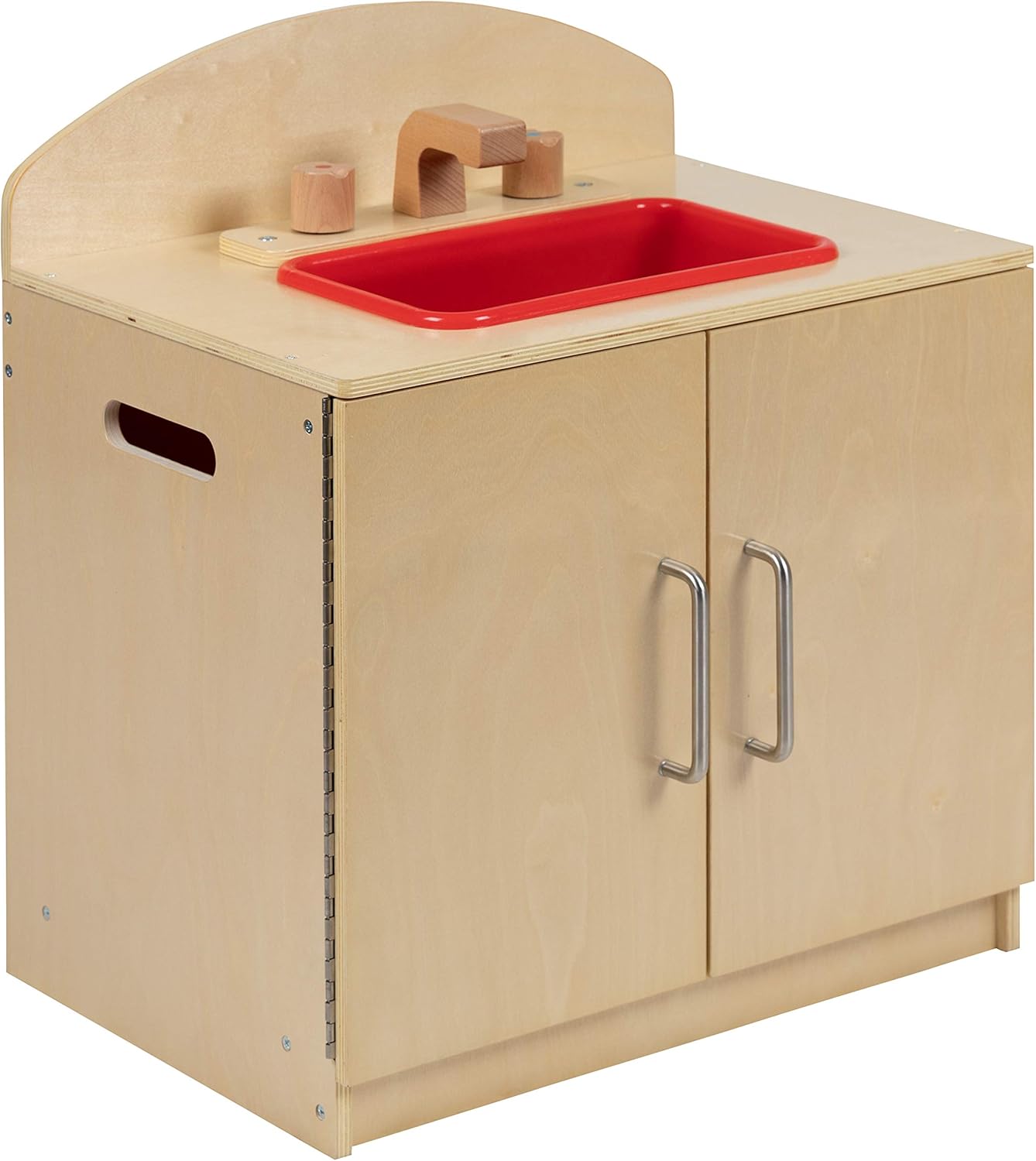 FLASH FURNITURE Hercules Children's Wooden Play Kitchen for Commercial or Home Use - Safe, Kid Friendly Design