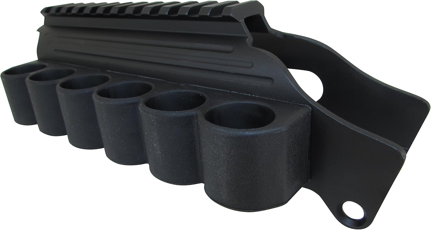 TacStar Industries 1081035 Shotgun Rail Mount,Remington 870,1100 and 11-87, W/Sidesaddle, 6 , Black