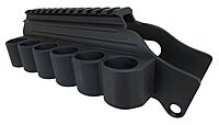 TacStar Industries 1081035 Shotgun Rail Mount,Remington 870,1100 and 11-87, W/Sidesaddle, 6 , Black