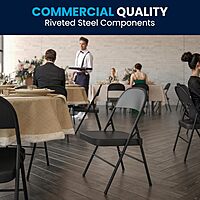 Flash Furniture HERCULES Series Double Braced Metal Folding Chair