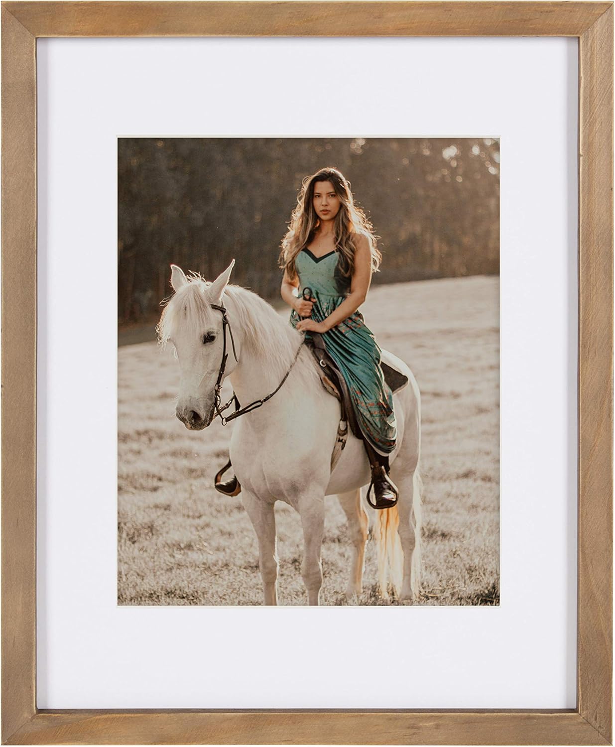 DESIGNOVATION Gallery Wood Photo Frame Set for Customizable Wall Display