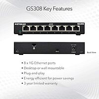 NETGEAR Gigabit Ethernet Unmanaged Switch