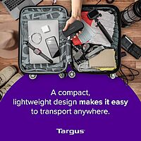 Targus 4-Port USB 2.0 Hub, Black - Compatible with PC and Mac, Sleek and Travel Friendly (ACH114US)