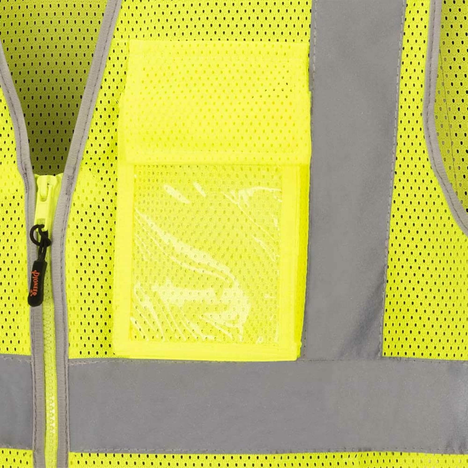 PIONEER Hi Vis Safety Vest - Reflective Cooling Mesh - 8 Pockets - Class 2