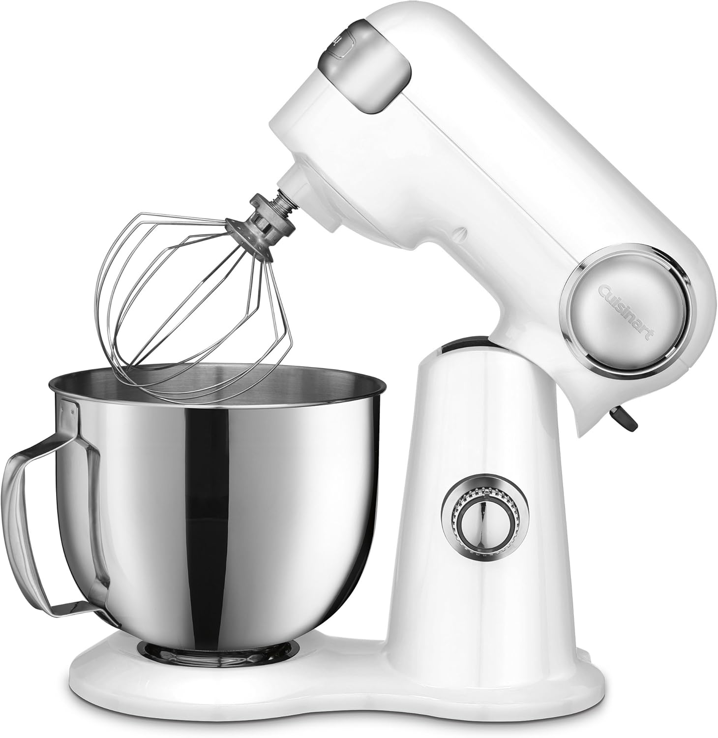 Cuisinart Stand Mixer, 12 Speed, 5.5 Quart Stainless Steel Bowl, Chef’s Whisk, Mixing Paddle, Dough Hook, Splash Guard