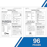 Mark Twain Science Warm-Ups Activity Book, Workbook for Grades 5 and Up, Space, Technology, Earth, Life, Anatomy, Physics