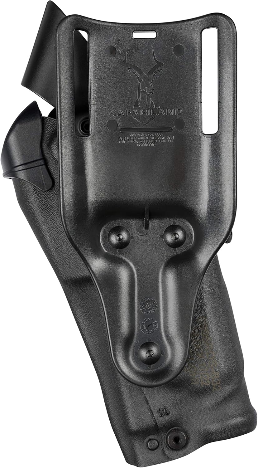 Safariland 6395RDS Level One Retention Duty Holster, Red Dot Sight Compatible, STX Hi-Gloss Black, Right Hand - 17/22