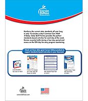 Carson Dellosa Common Core Math 4 Today 3rd Grade Workbooks, Telling Time, Fractions, Addition, Subtraction, Multiplication