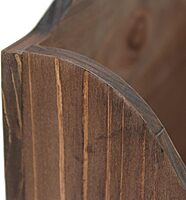 Elegant Designs Homewood Farmhouse Wooden Decorative Envelope-Shaped Desktop Letter Holder