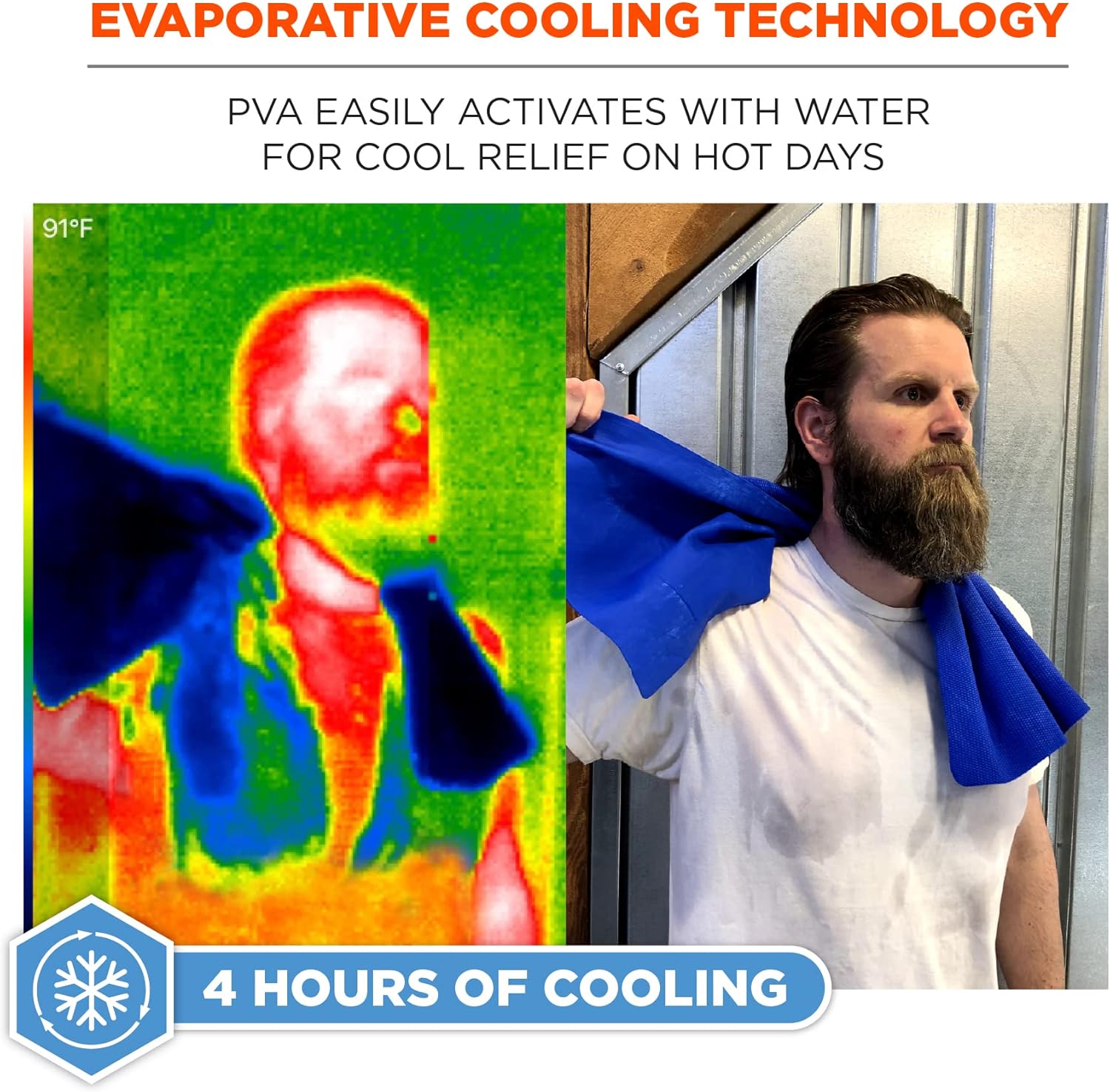 Ergodyne Chill-Its 6602 Evaporative Cooling Towel
