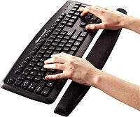 Fellowes Memory Foam Keyboard Wrist Rest - Black (9178201)