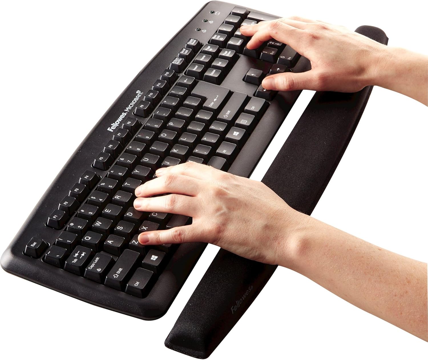 Fellowes Memory Foam Keyboard Wrist Rest - Black (9178201)