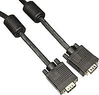 Rocstor Premium High-Resolution SVGA/VGA Monitor Cable, Black (Y10C122-B1)