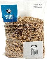 Business Source Quality Rubber Bands - Size: #10 - 1.3in Length x 0.1in Width - Sustainable - Rubber - Crepe - 3700 / Pack
