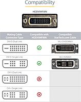StarTech.com 8in HDMI to DVI-D Video Cable Adapter
