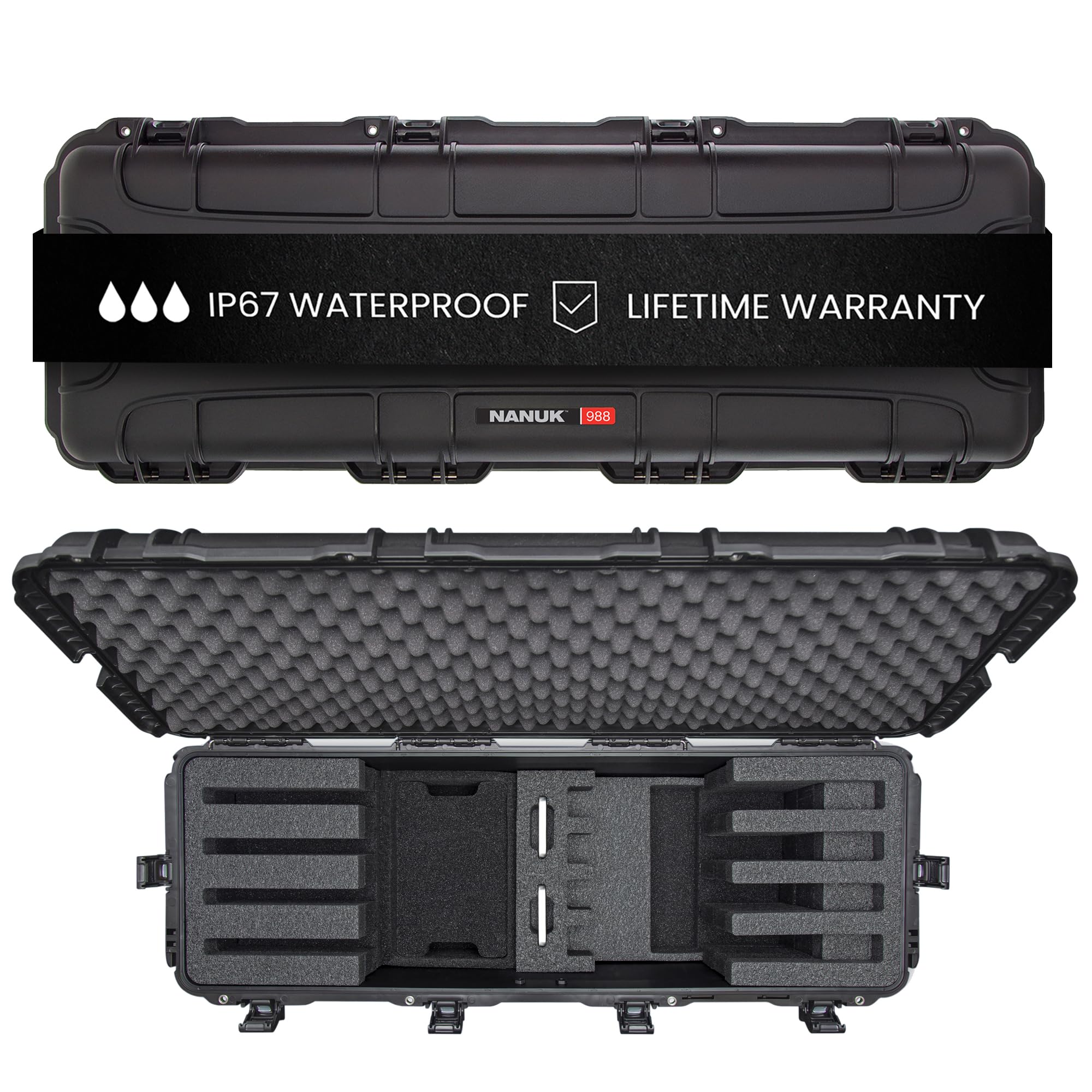 NANUK 988 Hard Case with Wheels & Customizable Foam