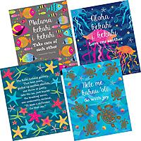 BARKER CREEK Art Prints, Take Care of Each Other, Set of 4 Art Prints from Barker CREEK's Kai Ola Collection