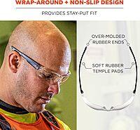 ERGODYNE Skullerz VALI Frameless Safety Glasses