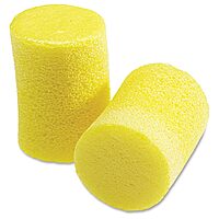 Ear 247-312-1201 Poly Bag Ear Plugs - 200 Pair per Box - Yellow