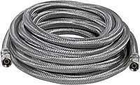 Certified Appliance Accessories Ice Maker Water Line, 15 Feet, PVC Core with Premium Braided Stainless Steel 15-Foot