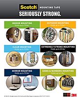 Scotch Mounting, Fastening & Surface Protection Scotch Permanent Outdoor,1 Inch x 450 Inches (4011-LONG) Mounting Tape