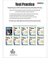 Spectrum Test Prep Grade 2 Workbook, Ages 7-8, Reading Comprehension, Language Arts & Math Workbook, Grammar, Vocabulary