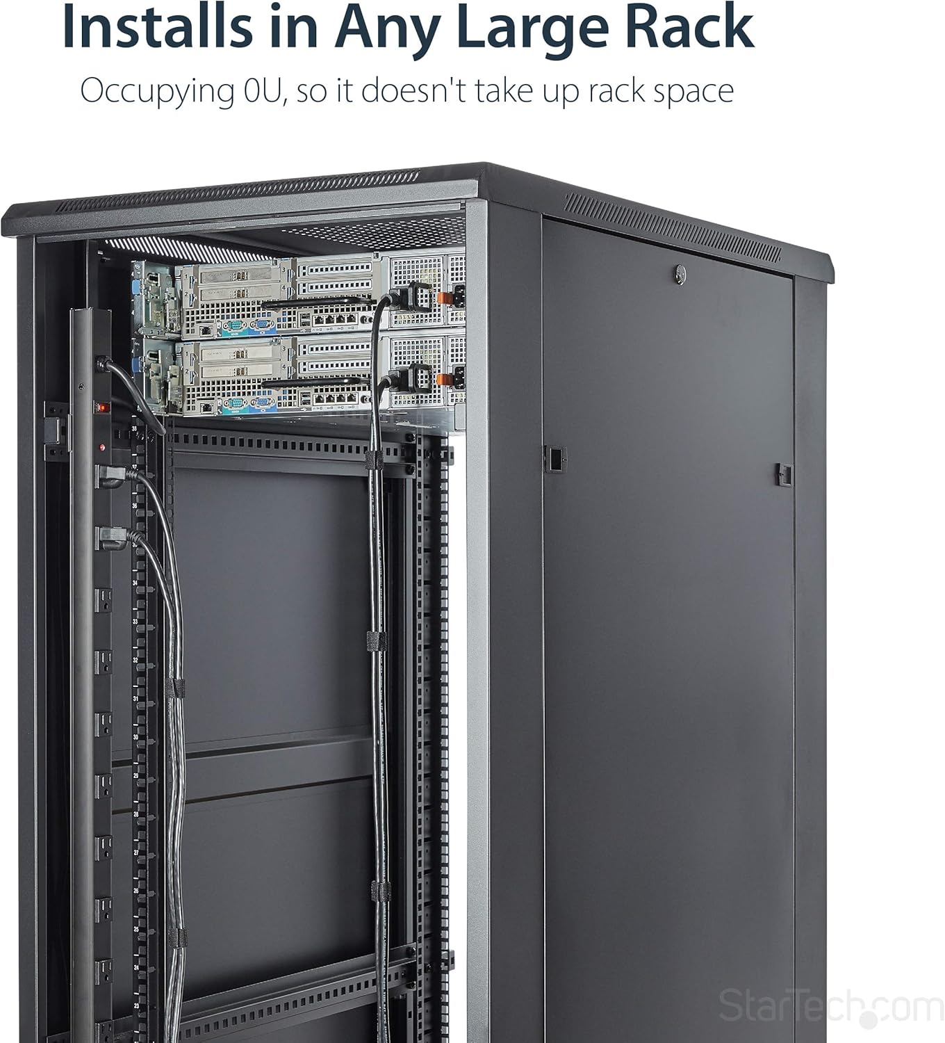 StarTech.com 24 Outlet 120V 15A Rackmount Power Strip - Power distribution strip (rack-mountable) - output connectors: 24