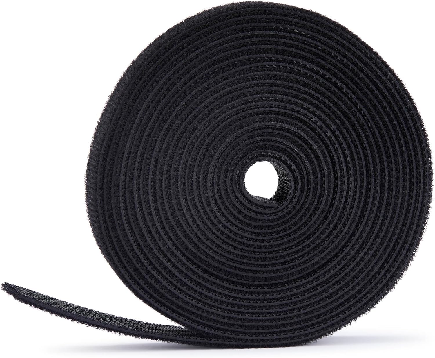 StarTech.com 75ft (22.8m) Hook and Loop Roll, 0.5in Wide, Black, Cut-to-Size Reusable Cable Ties, Fastener Tape, Bulk Roll