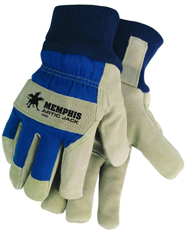 MCR SAFETY 1956 Split Pigskin Thermo-Sock Lined Work Gloves