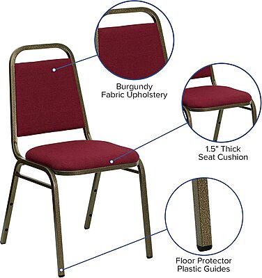 Flash Furniture HERCULES Series Trapezoidal Back Stacking Banquet Chair