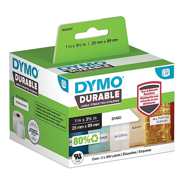 DYMO LW Durable Industrial Labels for LabelWriter Label Printers