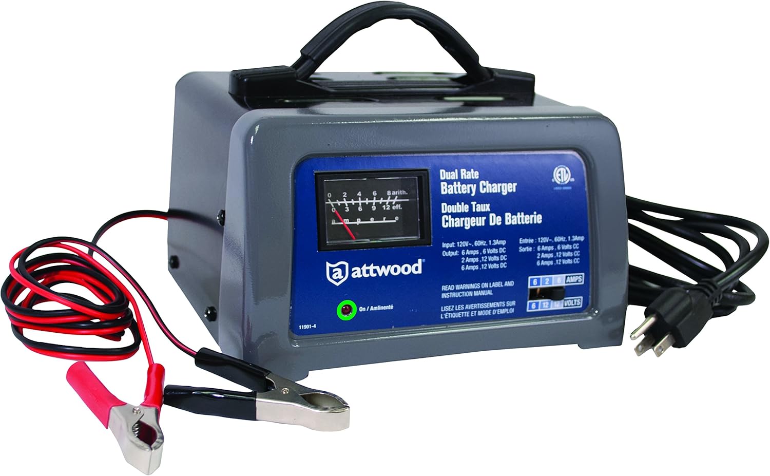 Attwood 11901-4 Marine & Automotive Battery Charger